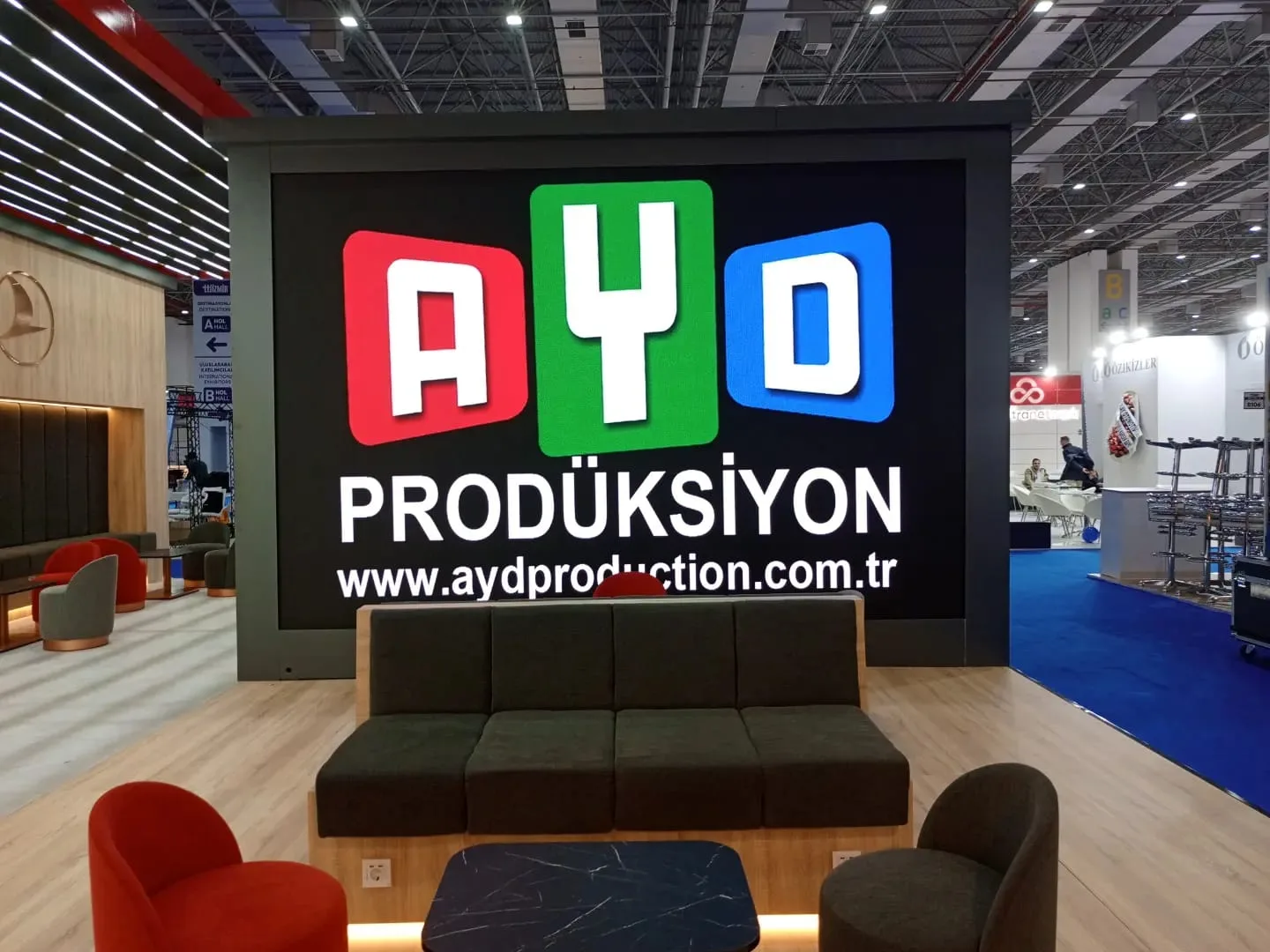 Aydın açık hava etkinliği LED ekran kurulumu